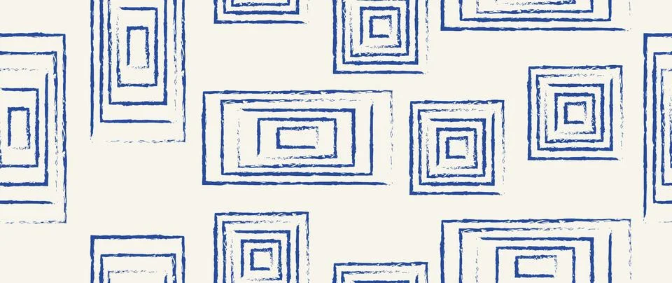 Vector seamless background. Minimalistic abstract pattern. Modern blue prin.. Stock Illustration