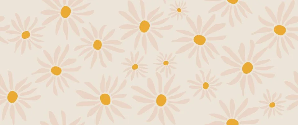 Vector seamless background. Minimalistic abstract pattern. Modern nature print Stock Illustration