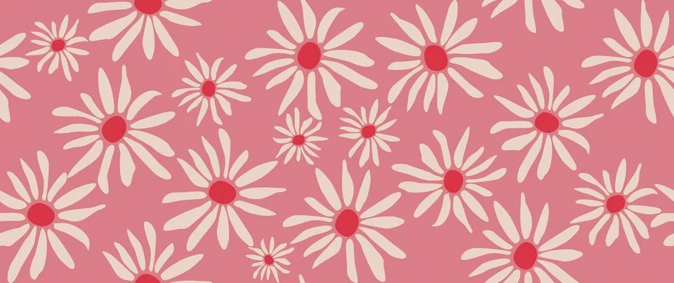 Vector seamless background. Minimalistic abstract pattern. Modern nature print Stock Illustration