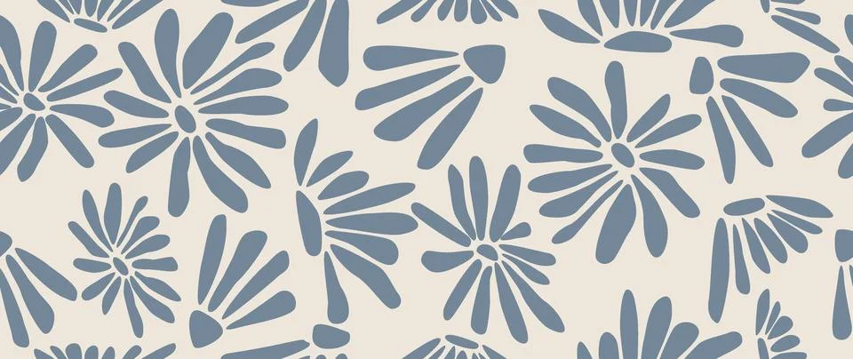 Vector seamless background. Minimalistic abstract pattern. Modern nature print Stock Illustration