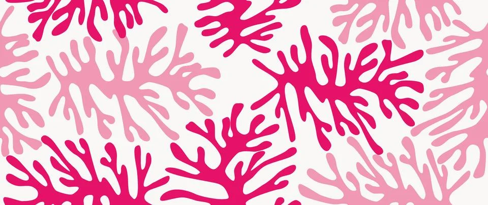 Vector seamless background. Minimalistic abstract leaf pattern. Modern black 库存插图
