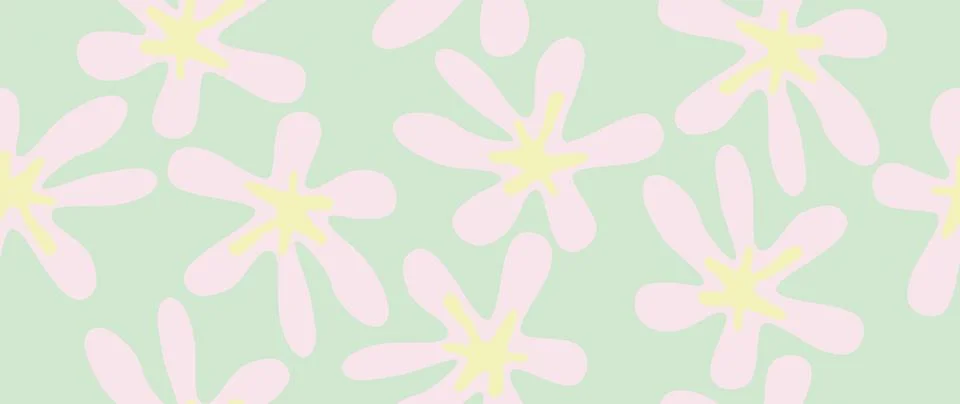 Vector seamless background. Minimalistic abstract floral pattern. Modern pr.. イラスト素材