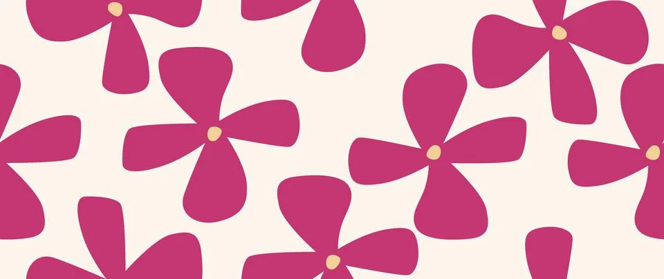 Vector seamless background. Minimalistic abstract floral pattern. Modern pr.. イラスト素材