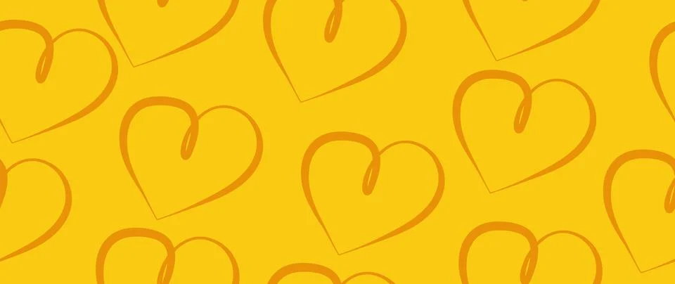 Vector seamless background. Minimalistic abstract pattern of hearts. Modern.. Stock-Illustration