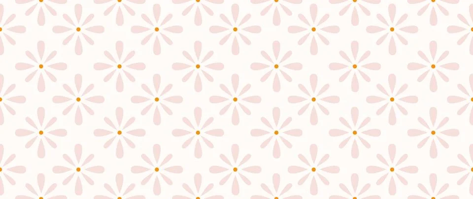Vector seamless background. Minimalistic abstract floral pattern. Modern Stock-Illustration