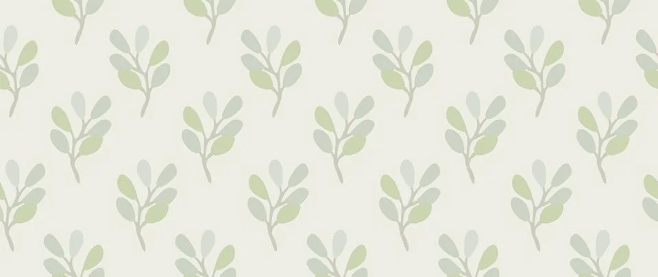 Vector seamless background. Minimalistic abstract floral pattern. Modern print Иллюстрация
