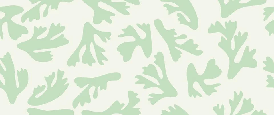 Vector seamless background. Minimalistic abstract floral pattern. Modern print イラスト素材