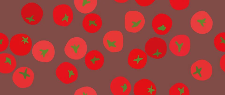Vector seamless background. Minimalistic abstract vegetable pattern. Modern 스톡 일러스트