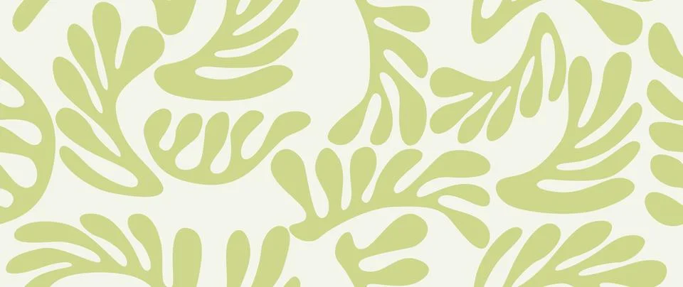 Vector seamless background. Minimalistic abstract floral pattern. Modern print イラスト素材