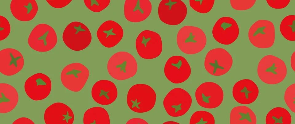 Vector seamless background. Minimalistic abstract vegetable pattern. Modern イラスト素材