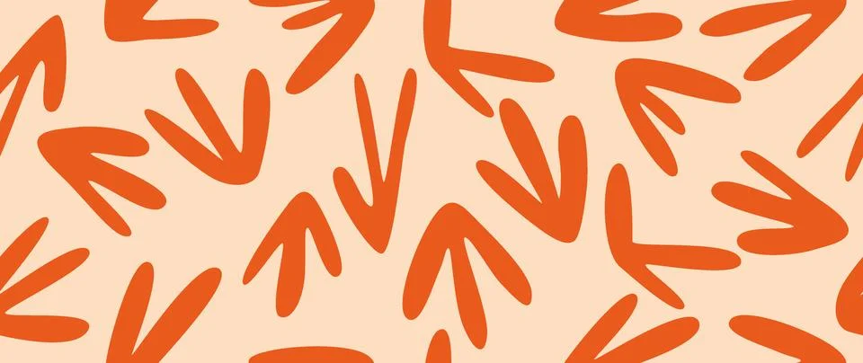 Vector seamless background. Minimalistic abstract floral pattern. Modern print Stockillustratie