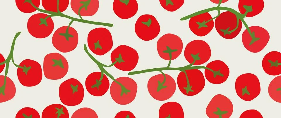 Vector seamless background. Minimalistic abstract vegetable pattern. Modern Stockillustratie