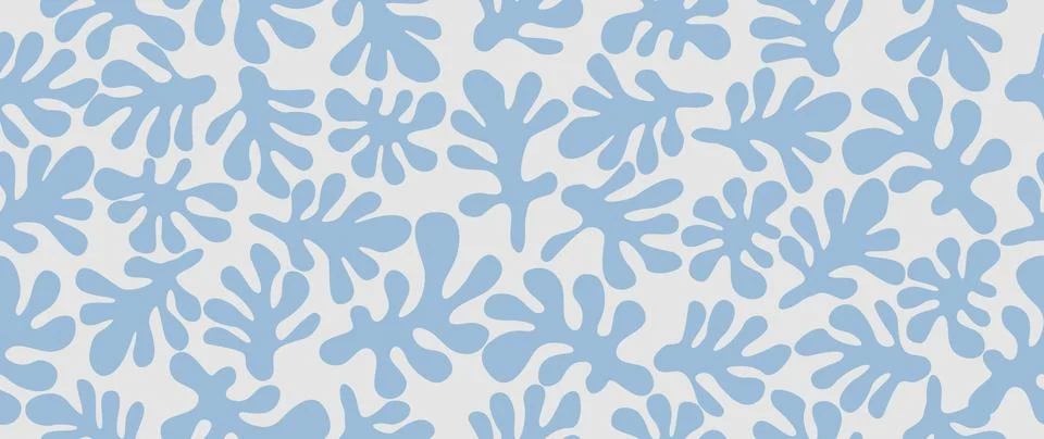 Vector seamless background. Minimalistic abstract floral pattern. Modern print イラスト素材