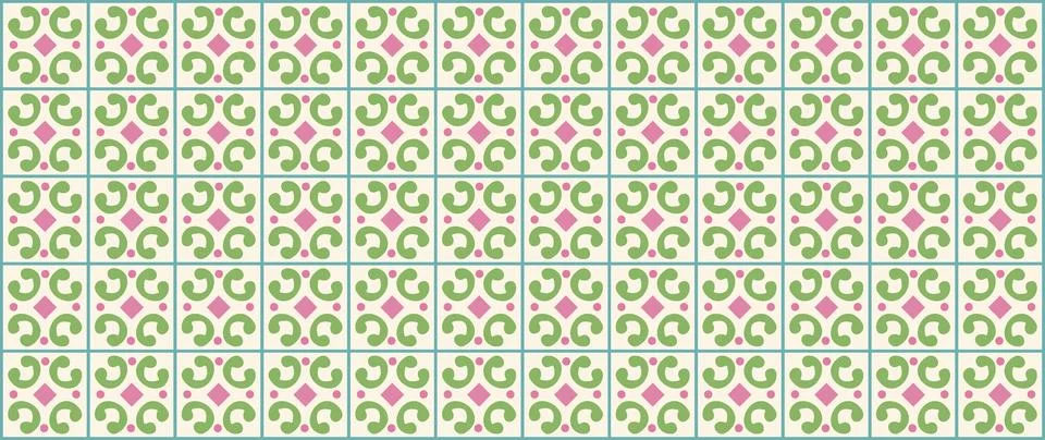 Vector seamless background. Minimalistic abstract floral pattern. Modern print Stock Illustration