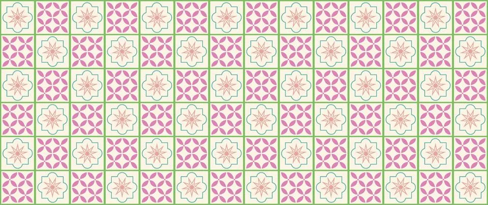 Vector seamless background. Minimalistic abstract floral pattern. Modern print イラスト素材