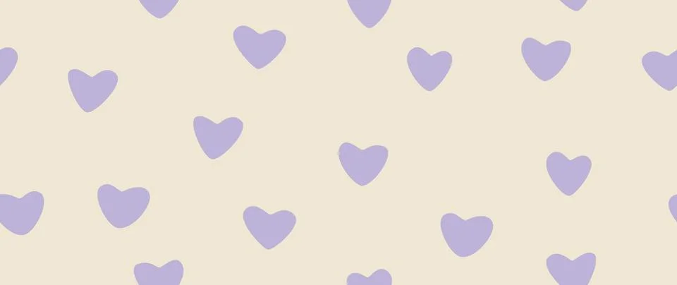 Vector seamless background. Minimalistic abstract pattern of hearts. Modern.. Stock Illustration