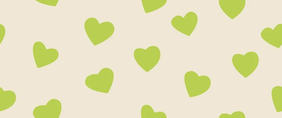 Vector seamless background. Minimalistic abstract pattern of hearts. Modern.. Stock Illustration