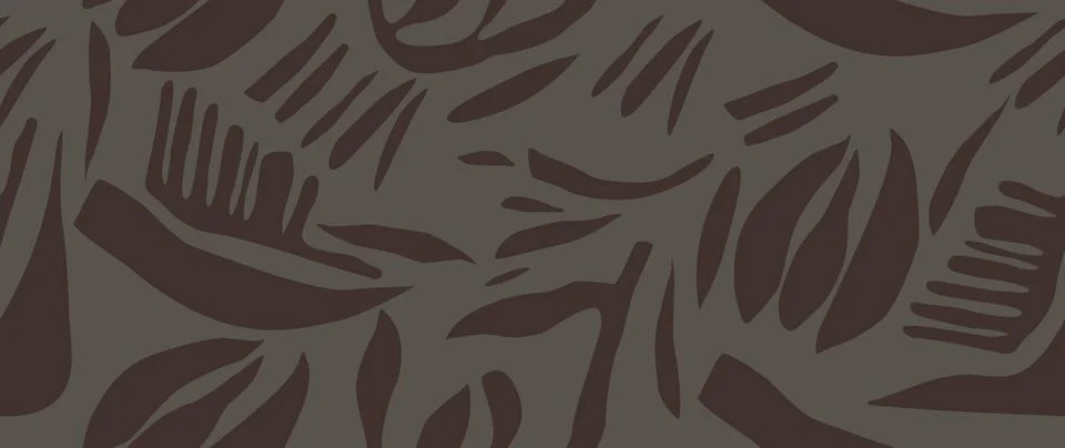 Vector seamless background. Minimalistic abstract floral pattern. Modern pr.. Stock Illustration