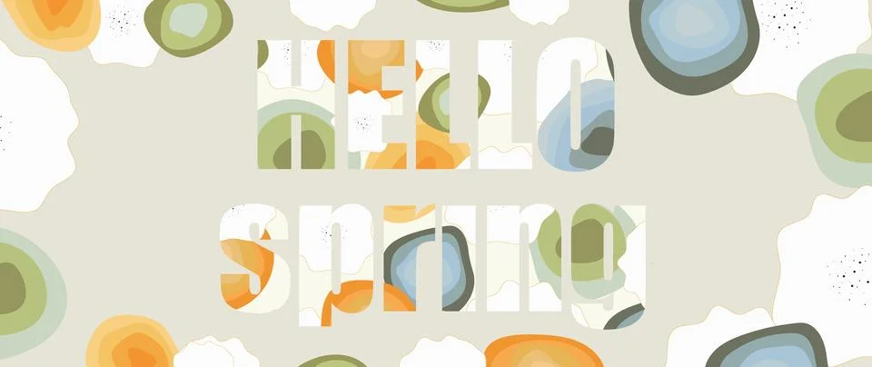 Vector seamless background. Minimalistic background with the inscription "H.. Stock Illustration