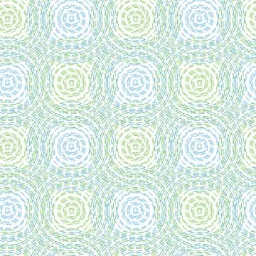 Vector seamless background pattern of abstract circles Stock Illustration