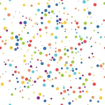 Vector seamless background pattern with dots Stock Illustration