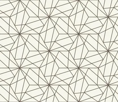 Vector seamless background. Repeating geometric monochrome grid pattern Illustrazione stock