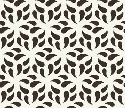 Vector seamless background. Repeating modern monochrome grid pattern. Stock Illustration