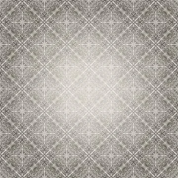 Vector seamless background with snowflakes Stock Illustration