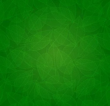 Vector seamless background with spring colored leaves Stock Illustration