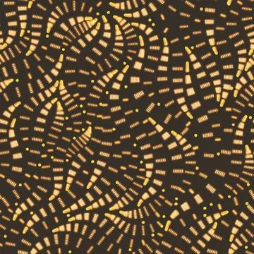 Vector seamless background. Texture of rounded rectangles in the form of arches Illustration