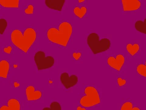 The of a vector seamless background Valentines day Stock Illustration