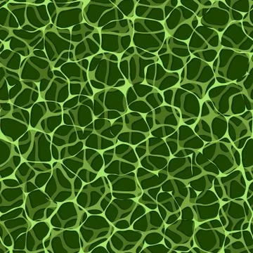 Vector seamless biological pattern - green veins Illustrazione stock