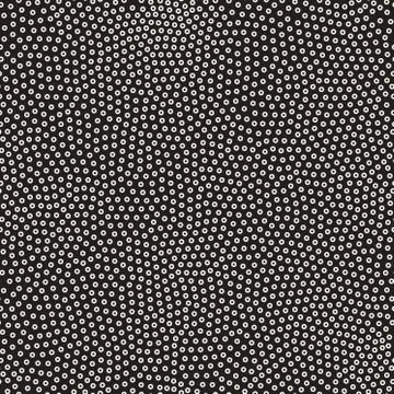 Vector Seamless Black and White Dots Jumble Pattern Stock Illustration