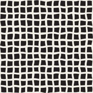 Vector Seamless Black And White Pattern Stock Illustration