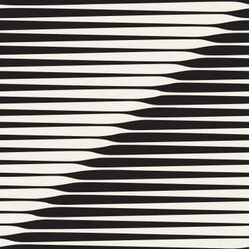 Vector Seamless Black and White Diagonal Halftone Stripes Pattern Illustrazione stock