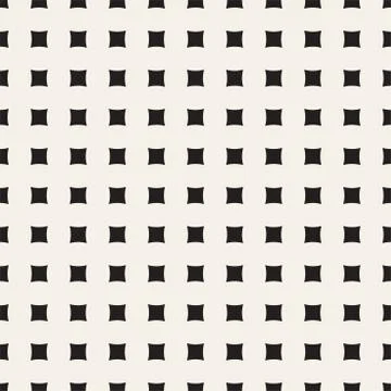 Vector Seamless Black And White Geometric Lines Pattern. Abstract Geometric.. Stock Illustration