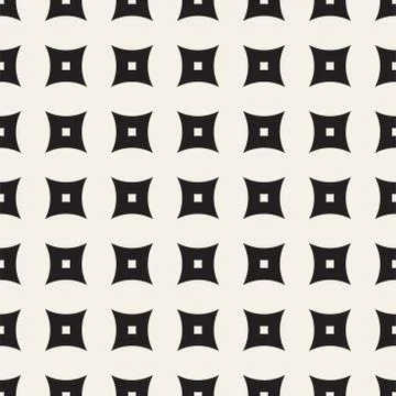 Vector Seamless Black And White Geometric Lines Pattern. Abstract Geometric.. 스톡 일러스트