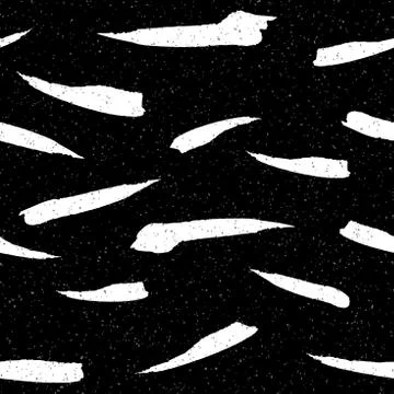 Vector seamless black and white pattern Stock Illustration