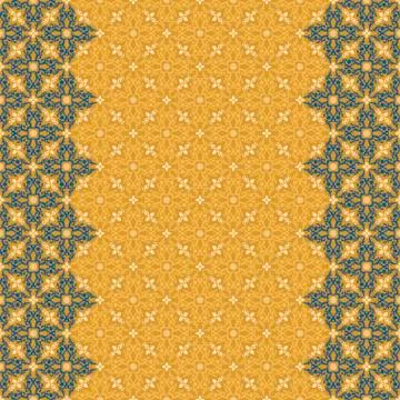 Vector seamless border pattern oriental ornament for design Stock Illustration