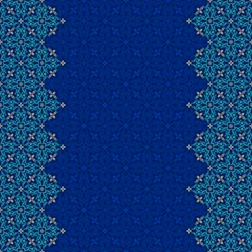 Vector seamless border pattern oriental ornament for design 스톡 일러스트