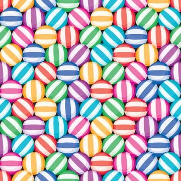 Vector seamless candy background pattern Stock Illustration