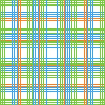 Vector seamless checkered pattern. Retro fabric background. Vintage Check Stock Illustration