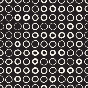 Vector Seamless Childlike Pattern. Abstract Background With Brush Lines. Hand Illustrazione stock