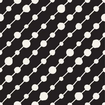 Vector Seamless Childlike Pattern. Abstract Background With Brush Lines. Hand Stockillustratie