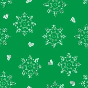 Vector seamless christmas pattern Stock Illustration