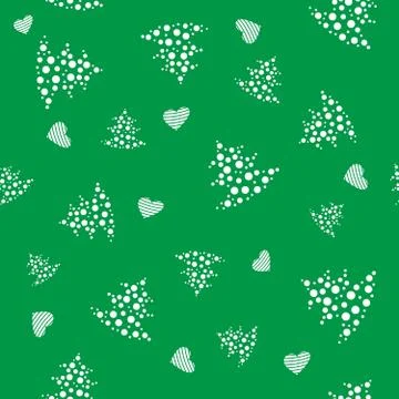 Vector seamless christmas pattern Stock Illustration