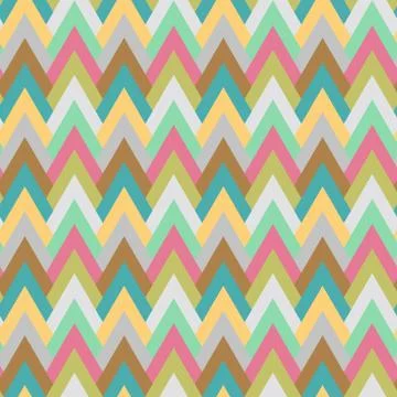Vector seamless colorful ethnic pattern with arrows, Tribal ornament. Ethnic Illustrazione stock