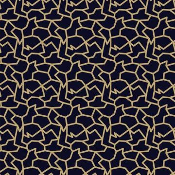 Vector seamless creative pattern - stylish dark background Illustration