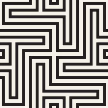 Vector seamless cross lines pattern. Modern stylish abstract texture. Repeating Illustrazione stock