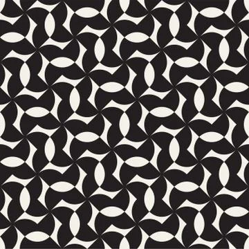 Vector seamless cross tiling pattern. Modern stylish geometric lattice textur Stock-Illustration